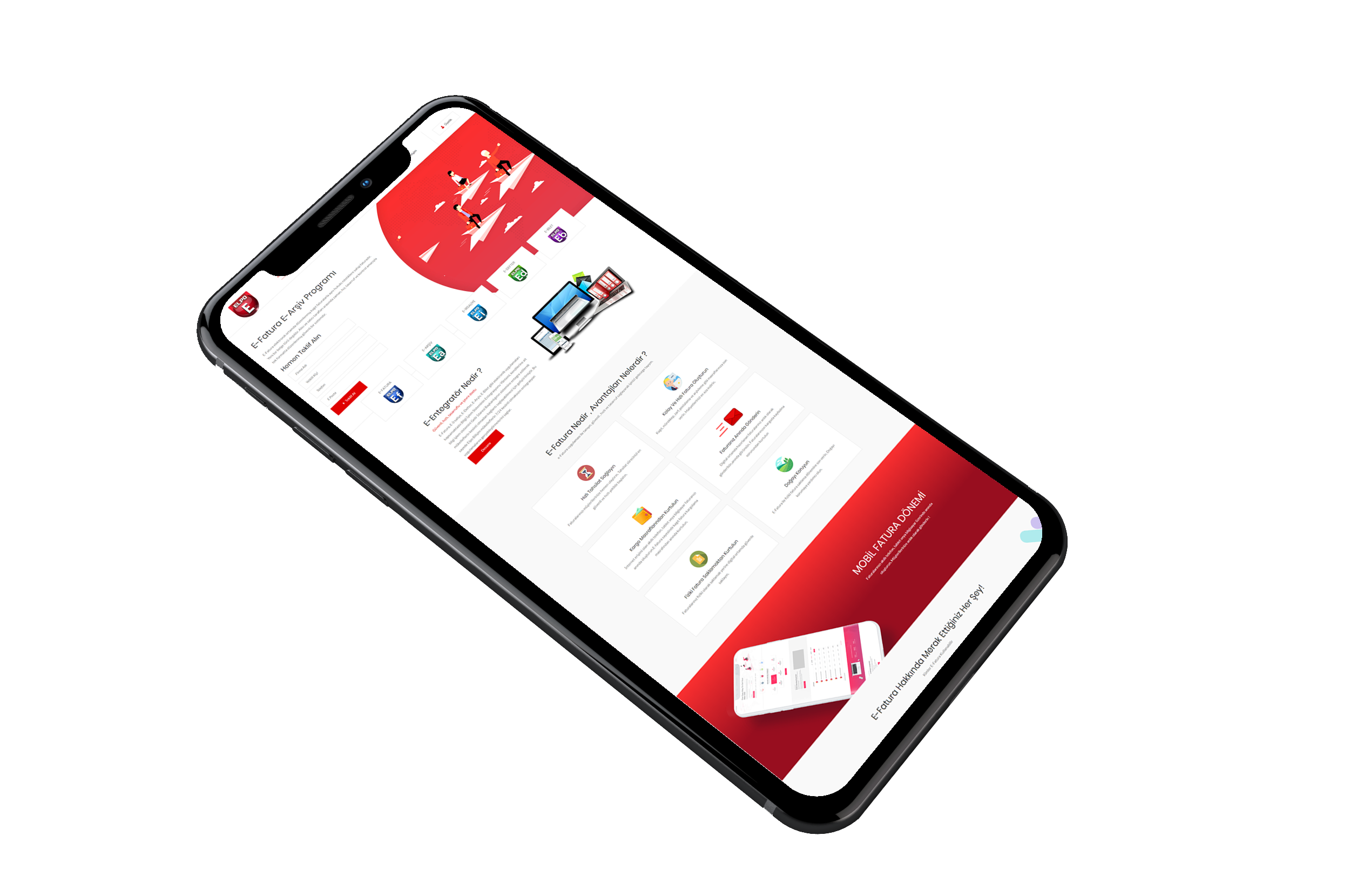 Mobil Fatura Mockup